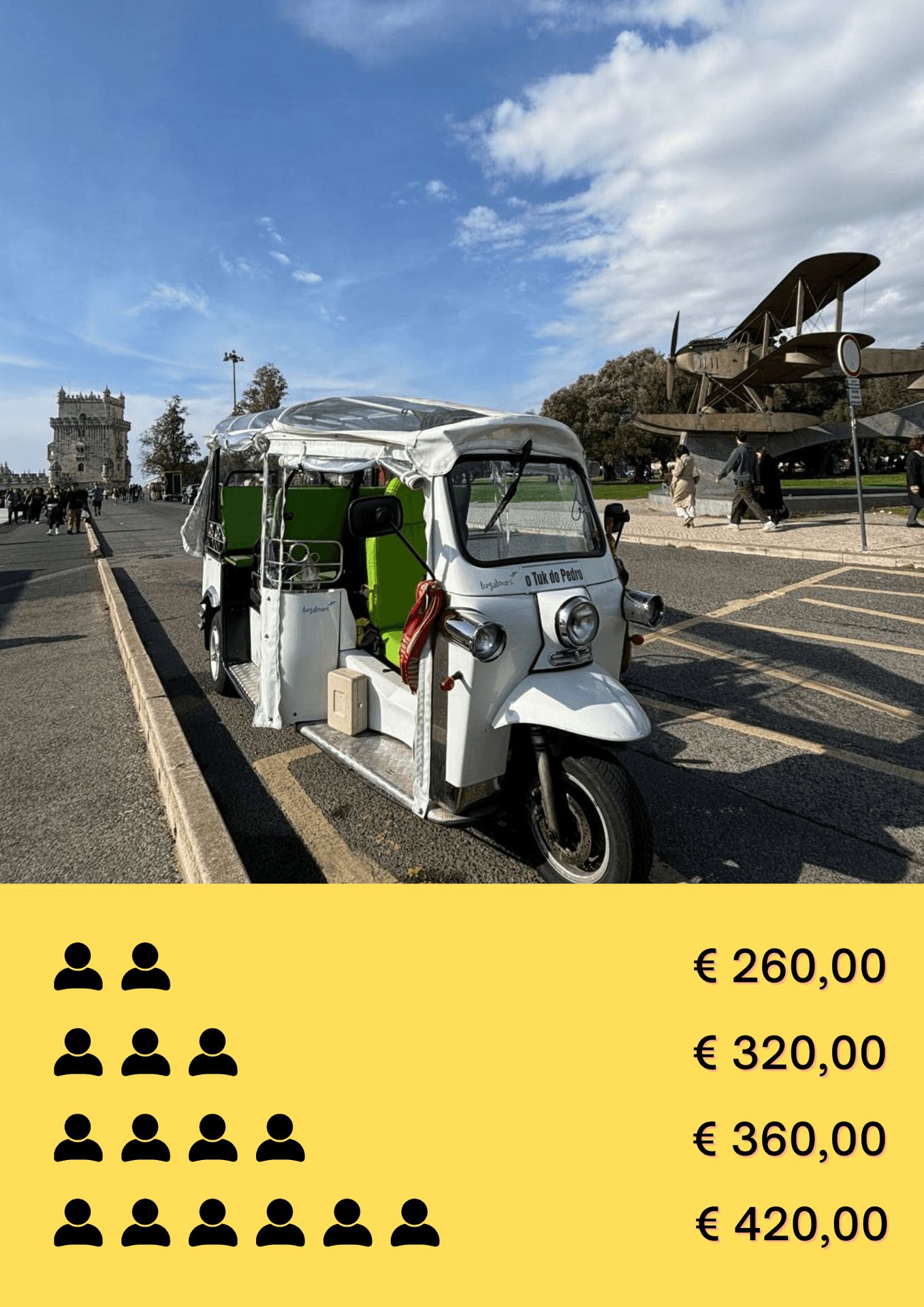 Lisbon Tuk Tuk Tour: Old Town & Belém (4h)