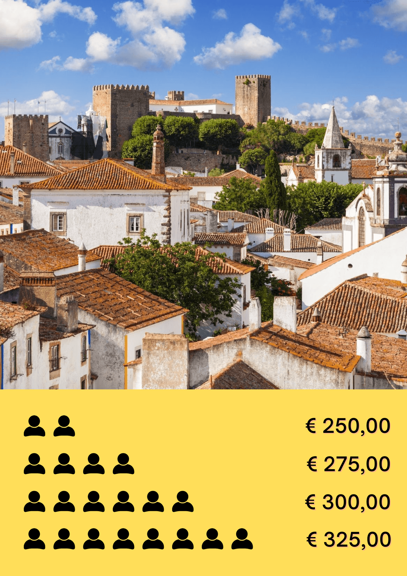Transfer: Lisbon ⇄ Óbidos