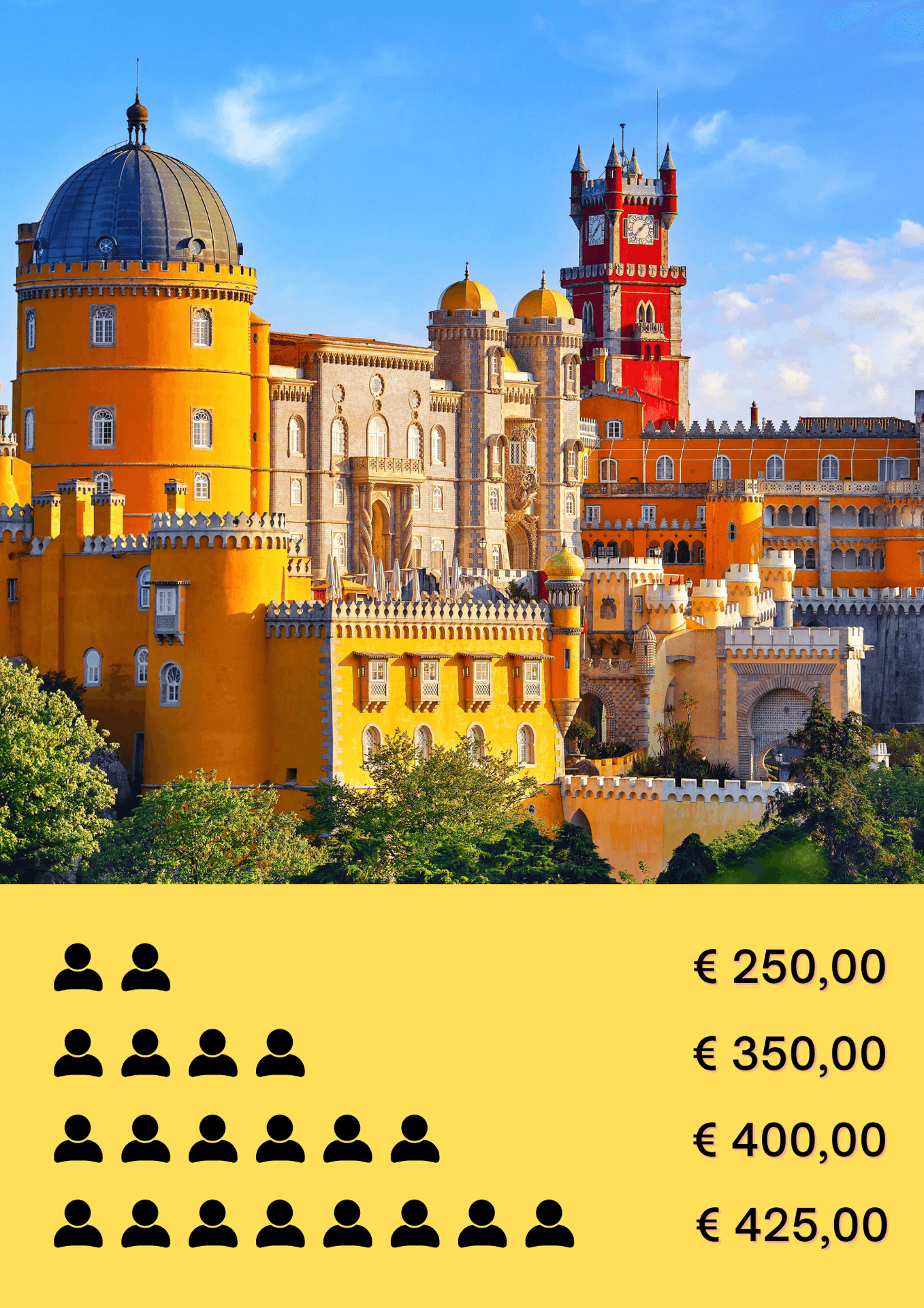 Sintra Tour – Choose 1 Palace to visit