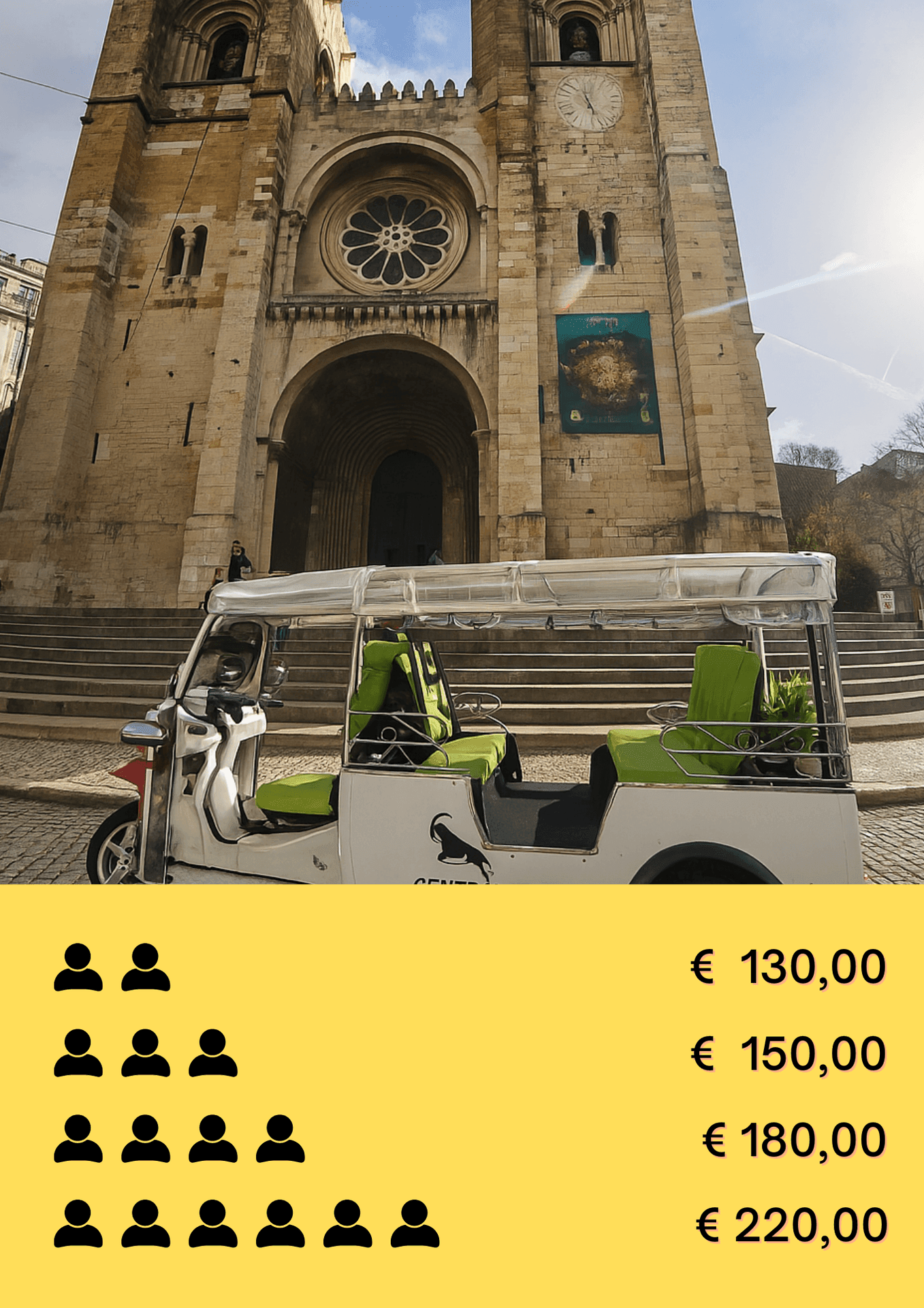 Tuk Tuk Tour: Old Town Lisbon (1h30)
